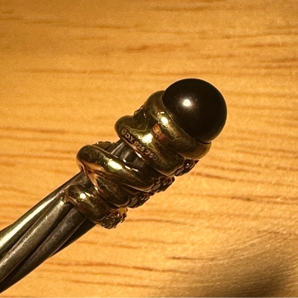 David Yurman Black Helena End Station Bracelet Tahiti Pearls, Diamonds 18K Gold - Picture 10 of 10